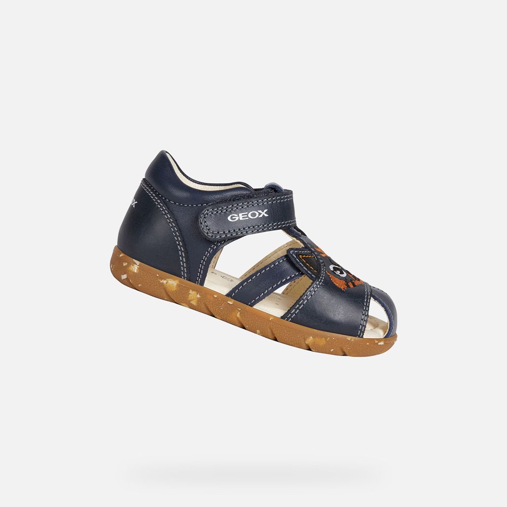 Geox Sandals Navy Alul Boy - Geox Baby Shoes - WIZORF634